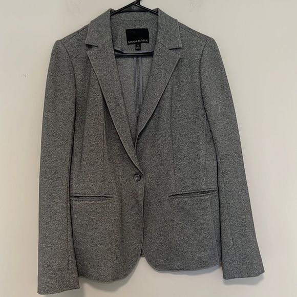 Banana Republic - Unstructured Blazer - Size 6 - Like New - Picture 1 of 8
